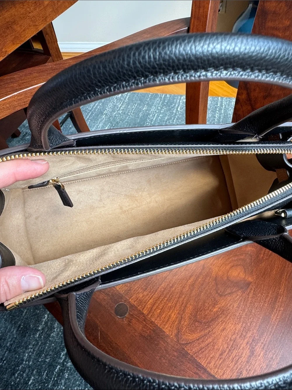 Kate Spade color block Deco medium satchel